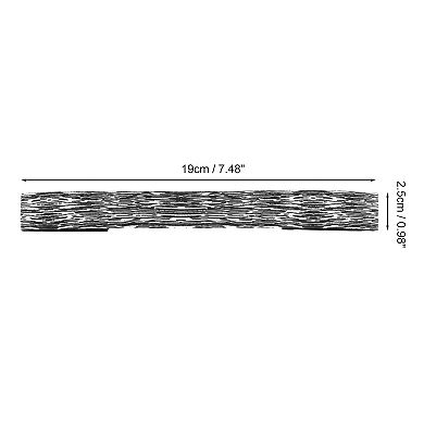 Non Slip Headband Tie-dye Headband for Sport Black White 1 Pc