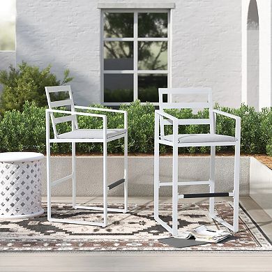 Patio Outdoor Bar Stools Set of 2