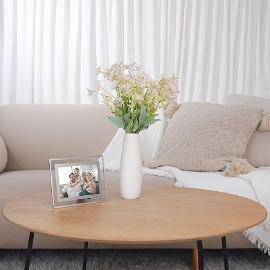 2 Pcs Glass Picture Frame for Tabletop Display, Real Glass Photo Frames 4" x 6"&6" x 8"