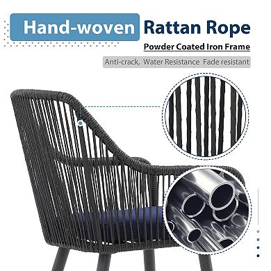 Outdoor Dining Chairs, Patio Dining Chair Set of 2