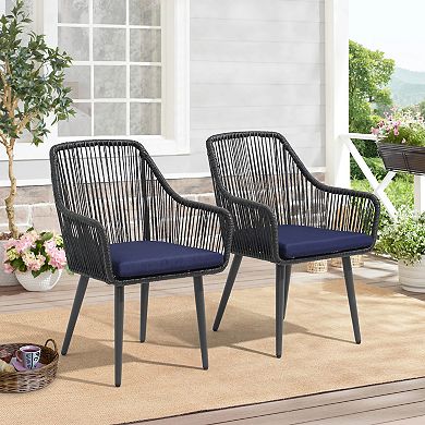 Outdoor Dining Chairs, Patio Dining Chair Set of 2