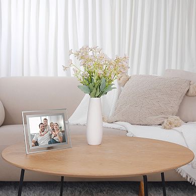 2 Pcs Glass Picture Frame for Tabletop Display, Real Glass Photo Frames 5" x 7"&4" x 6"