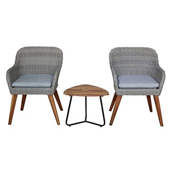 3 pc Bistro Set with Seat Cushion