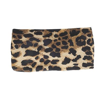 Breathable Headband Print Tie Headband for Sport Black Brown 1 Pc