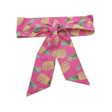 Breathable Headband Print Headband for Sport Dark Pink 1 Pc