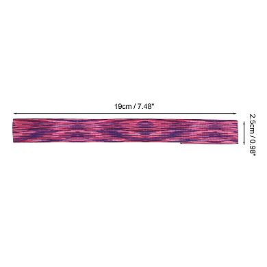 Non Slip Headband Tie-dye Headband for Sport Purple Blue 1 Pc
