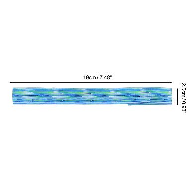 Non Slip Headband Tie-dye Headband for Sport Blue Green 1 Pc