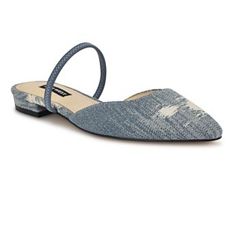 Nine West Gorga Pointy Toe Slip-On Women's Dress Flats