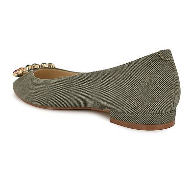 Nine West Hearts Women's Slip-On Pointy Toe Dress Flats