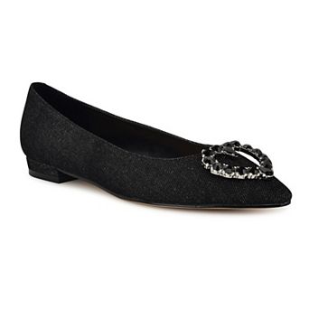 Nine West Hearts Women's Slip-On Pointy Toe Dress Flats