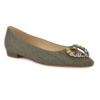 Nine West Hearts Women's Slip-On Pointy Toe Dress Flats