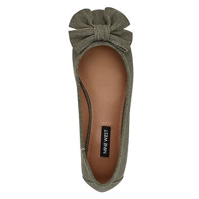 Nine West Veronika Denim Women's Slip-On Ballet Flats
