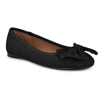 Nine West Veronika Denim Women's Slip-On Ballet Flats