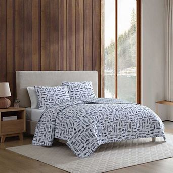 Eddie Bauer Wes Fish Blue Quilt Set