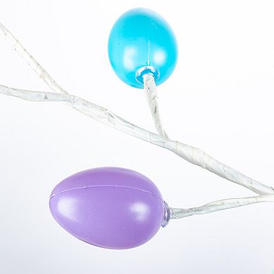 Gerson 5 Foot Multi Colored Easter Egg LED Lighted Tree Floor Decor