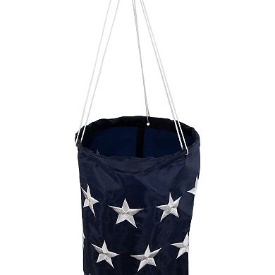 Northlight 60" Patriotic Stars and Stripes Outdoor Windsock