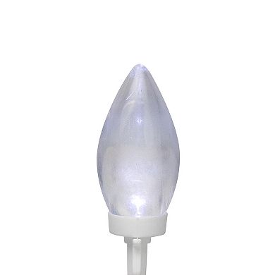 Patriotic LED C9 Red White and Blue 16' White Wire 25-ct. Christmas Lights