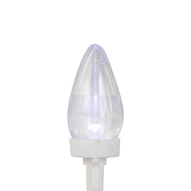 Patriotic C7 LED Blue White and Red 16' White Wire 25-ct. Christmas Lights