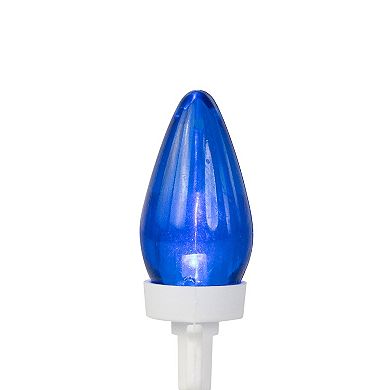 Patriotic C7 LED Blue White and Red 16' White Wire 25-ct. Christmas Lights