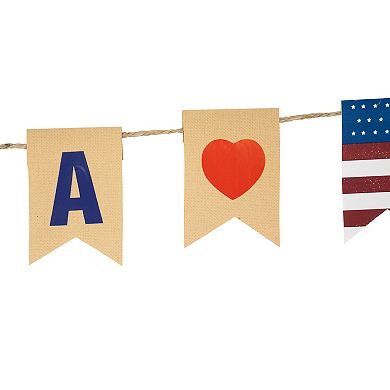 Northlight USA Summer Fun Welcome Patriotic Hanging Wall Decoration