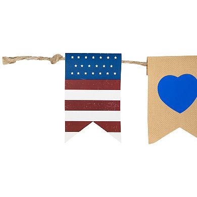 Northlight USA Summer Fun Welcome Patriotic Hanging Wall Decoration