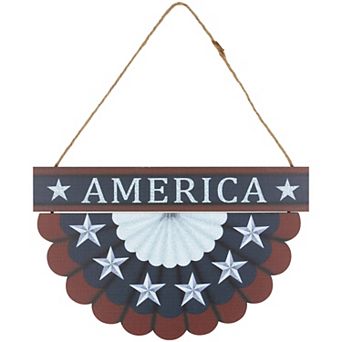 Northlight America 11.75" Wall Bunting Patriotic Hanging Decoration