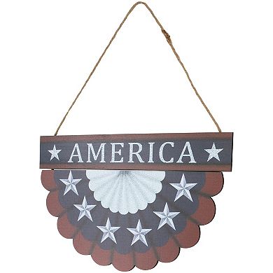 Northlight America 11.75" Wall Bunting Patriotic Hanging Decoration