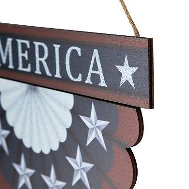 Northlight America 11.75" Wall Bunting Patriotic Hanging Decoration