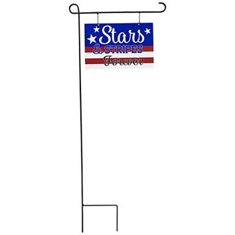 Stars and Stripes Forever Americana 39.25" Outdoor Metal Yard Sign