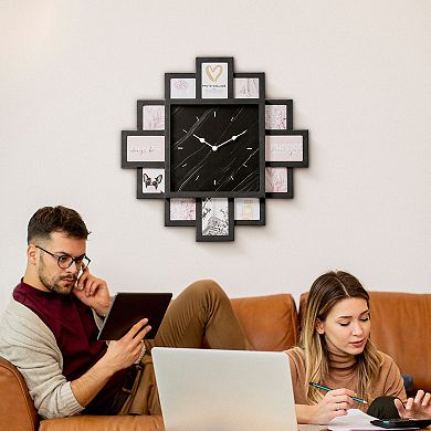 American Art Décor 20 in. Collage Wall Clock