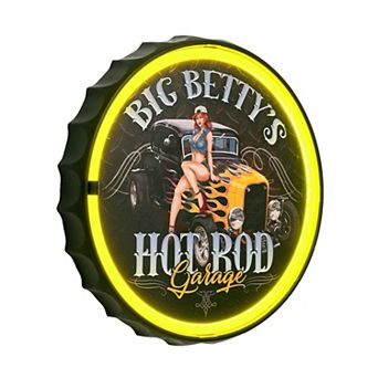 American Art Décor Big Bettys Hot Rod Neon Rope Sign
