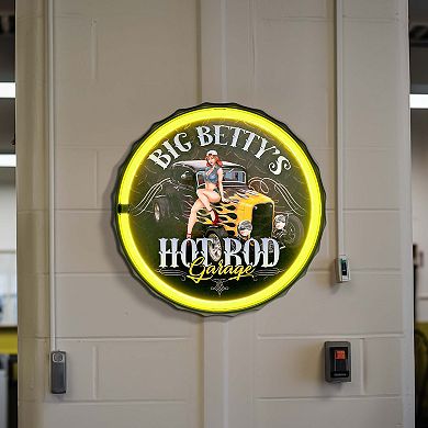 American Art Décor Big Bettys Hot Rod Neon Rope Sign