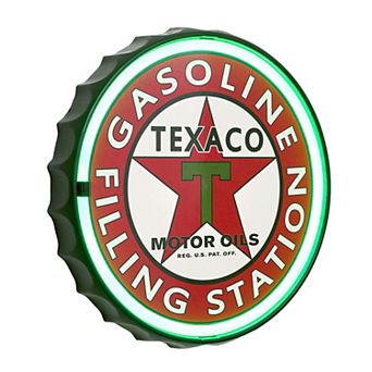 American Art Décor Texaco Gasoline Neon Rope Sign