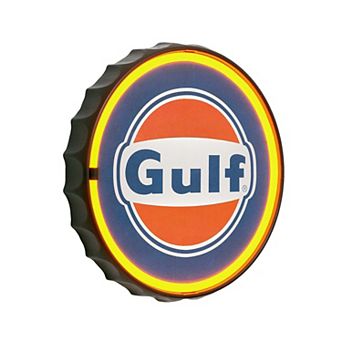 American Art Décor Gulf Round Neon Rope Bar Sign