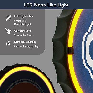 American Art Décor Gulf Round Neon Rope Bar Sign