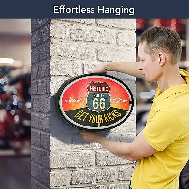 American Art Décor Historic Route 66 Neon Rope Sign
