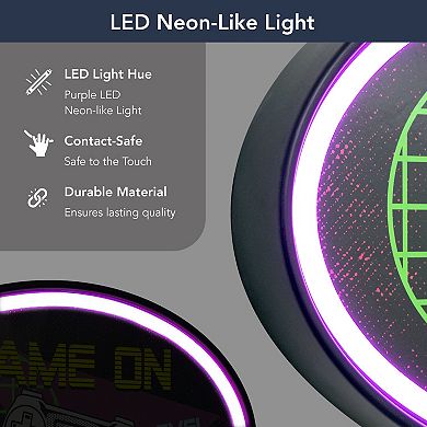 American Art Décor Game On Oval Neon Rope Bar Sign