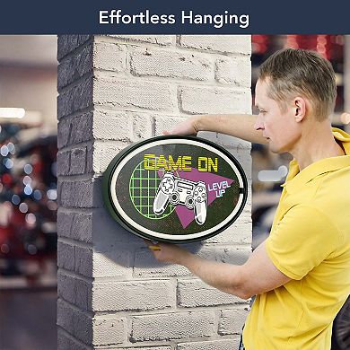 American Art Décor Game On Oval Neon Rope Bar Sign