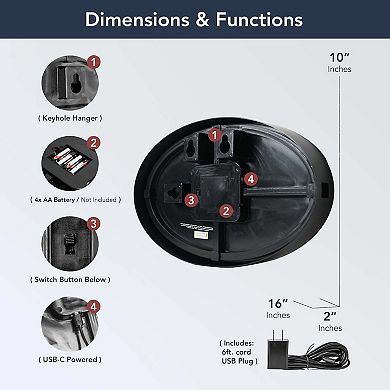 American Art Décor Game On Oval Neon Rope Bar Sign