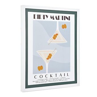 American Art Décor Dirty Martini Cocktail Poster