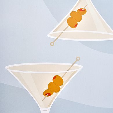 American Art Décor Dirty Martini Cocktail Poster