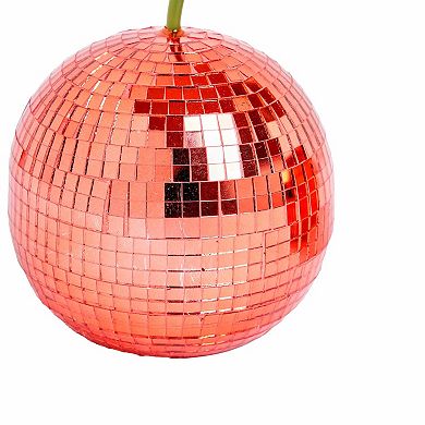 American Art Décor Disco Ball Cherry Table Decor