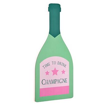 American Art Décor Tipsy Champagne Wall Plaque