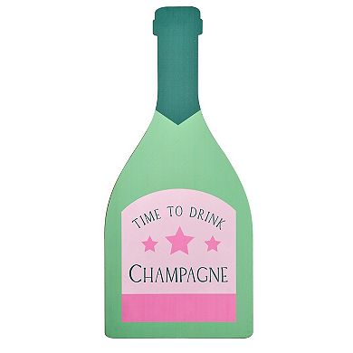 American Art Décor Tipsy Champagne Wall Plaque