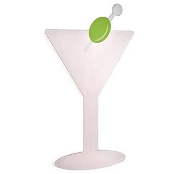 American Art Décor Tipsy Martini Wall Plaque