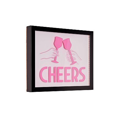 American Art Décor Cheers Light Box Wall Sign