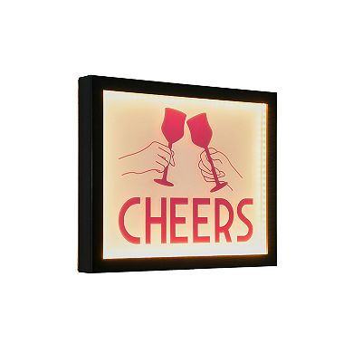 American Art Décor Cheers Light Box Wall Sign