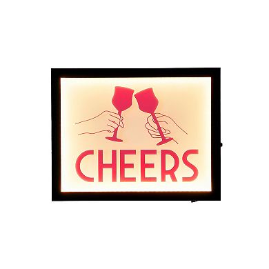 American Art Décor Cheers Light Box Wall Sign