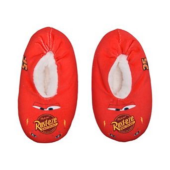 Disney's Cars Lightning McQueen Toddler Snuggle Toe Slippers