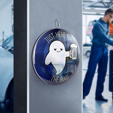 American Art Décor Just Here for the Boos Metal Sign